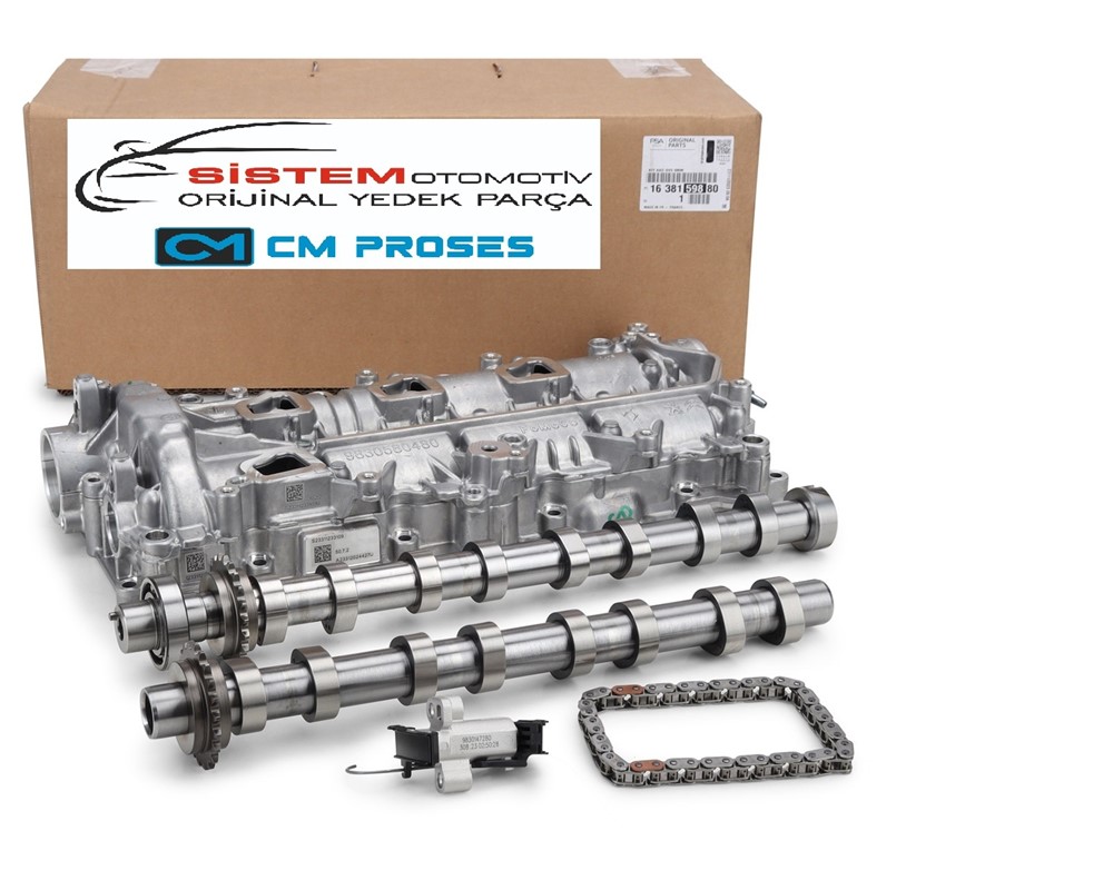 EKSANTRİK MİL KİTİ KAPAK MİL  ZİNCİR ( 8MM) RİFTER BERLİNGO DOBLO V 5008 508 1.5 DVR5